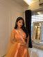Peach Sunset Sequin Lehenga