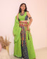 Navratri Green blue lehenga (only Belt)