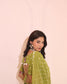 Navratri  Green Bandhani plazzo set with Belt