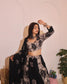 Black batik cotton lehenga