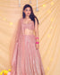 Rose Gold Sequin Lehenga