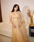 Beige Golden work lehenga