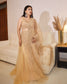 Beige Golden work lehenga