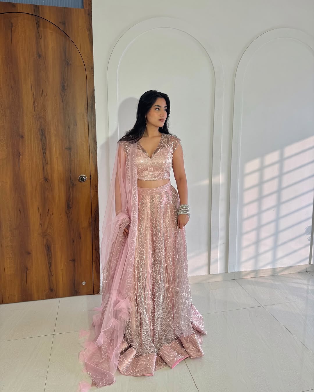 Pink Pearl lehenga