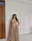 Dusty Rose Mocha Lehenga