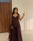 Brown Shimmer Dress