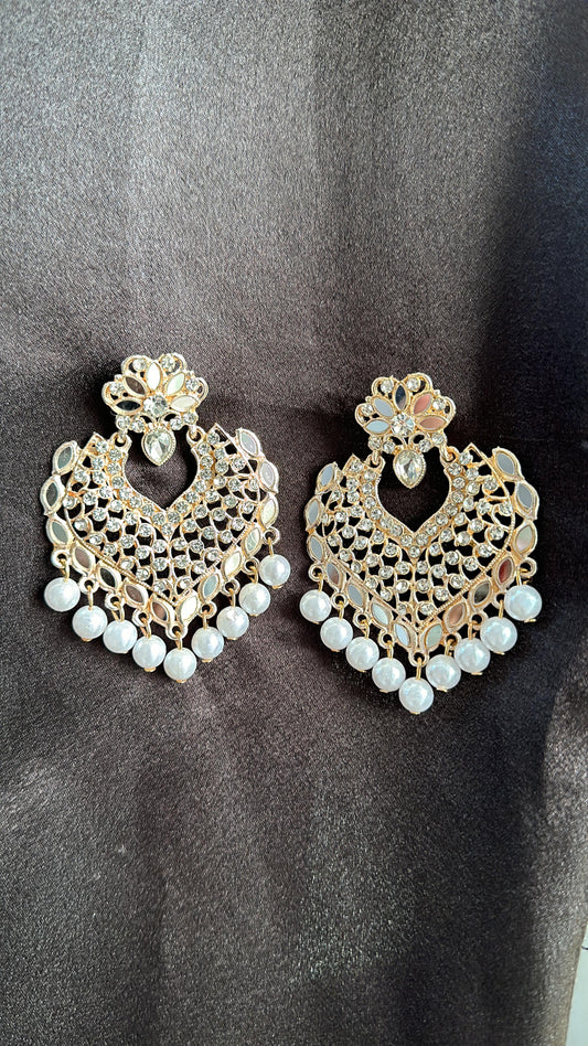 Mirror Pearl Earring