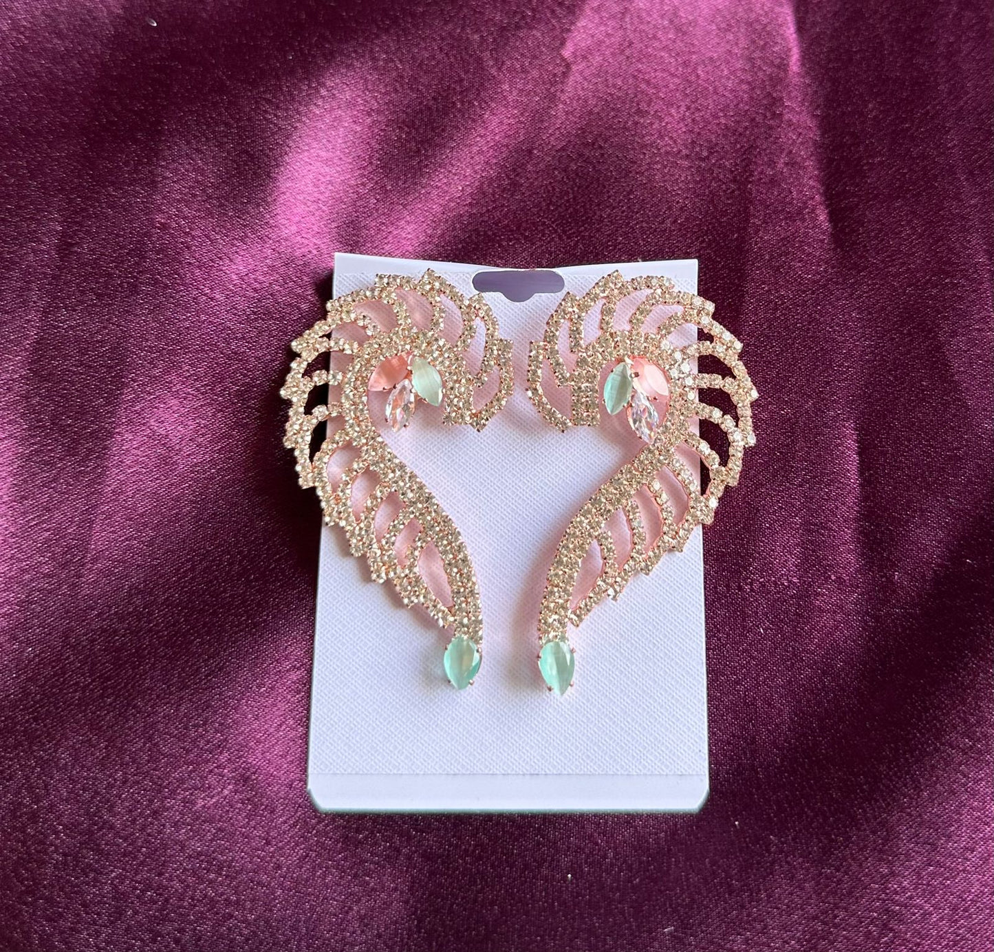 Pastel Green & Pink Ear Cuff