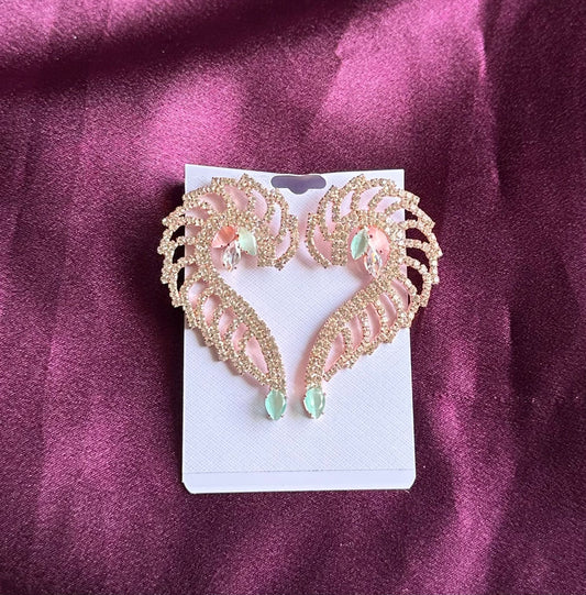 Pastel Green & Pink Ear Cuff