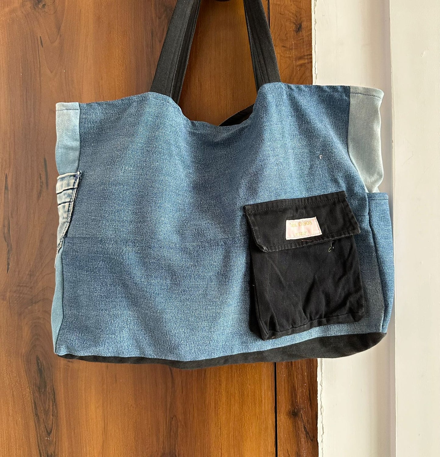 Denim Bag With Pocket