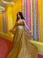 Golden Glow Shimmer Lehenga