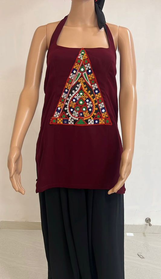Tri-Mirror Festive Kurta