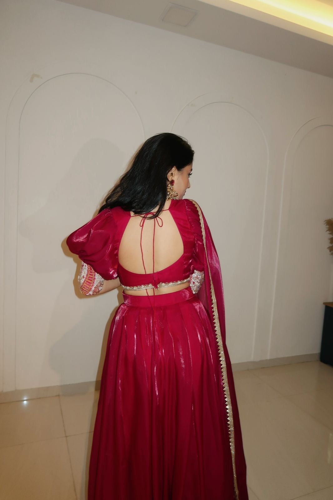 Crimson Royale Lehenga Set