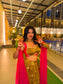 Antique Gold Embroidered Lehenga