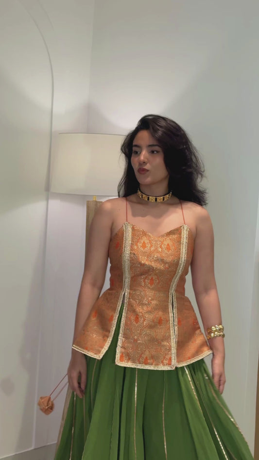 Citrus Royale Lehenga
