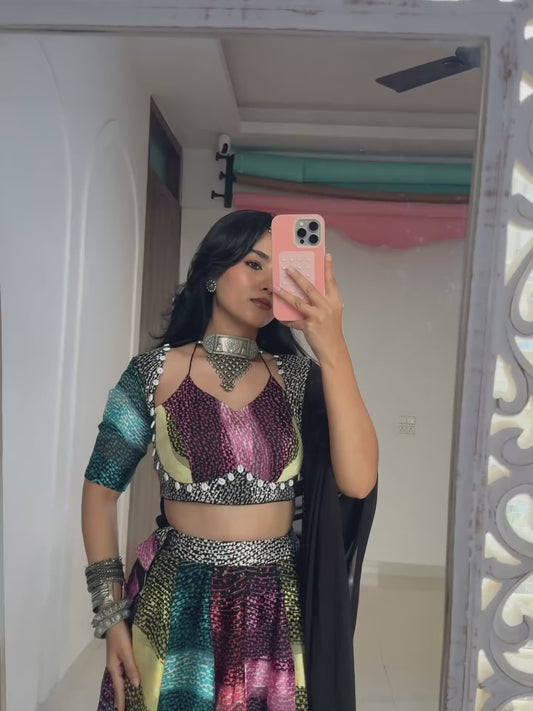 Celestial Hues Festive Lehenga Set