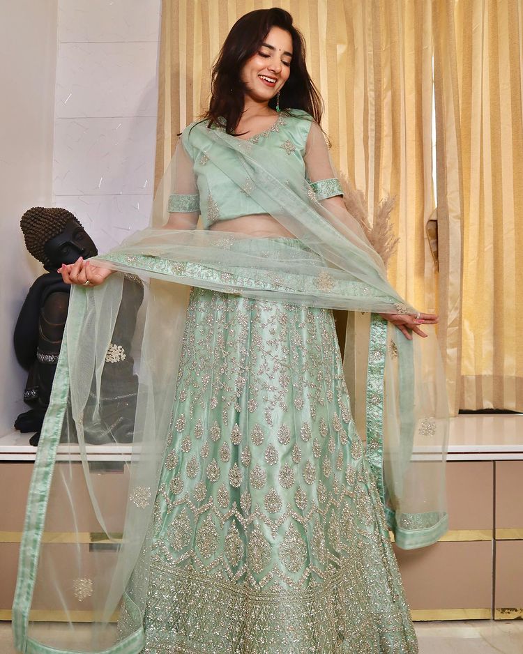 Pista Color lehenga