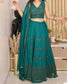 Green lehenga