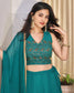 Green lehenga