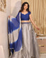 Two Shade lehenga with belt work