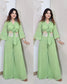 Tea green plazzo set