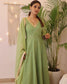 Light Green Criss Cross Anarkali