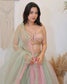 Two shades lehenga