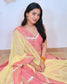 New golden pink lehenga