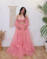 Baby pink fairy lehenga