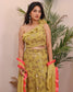 Off shoulder rose lehenga