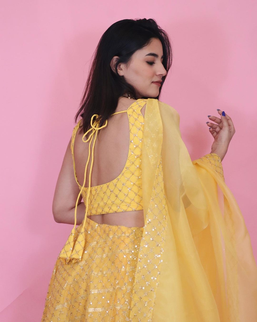 Sunflower lehenga