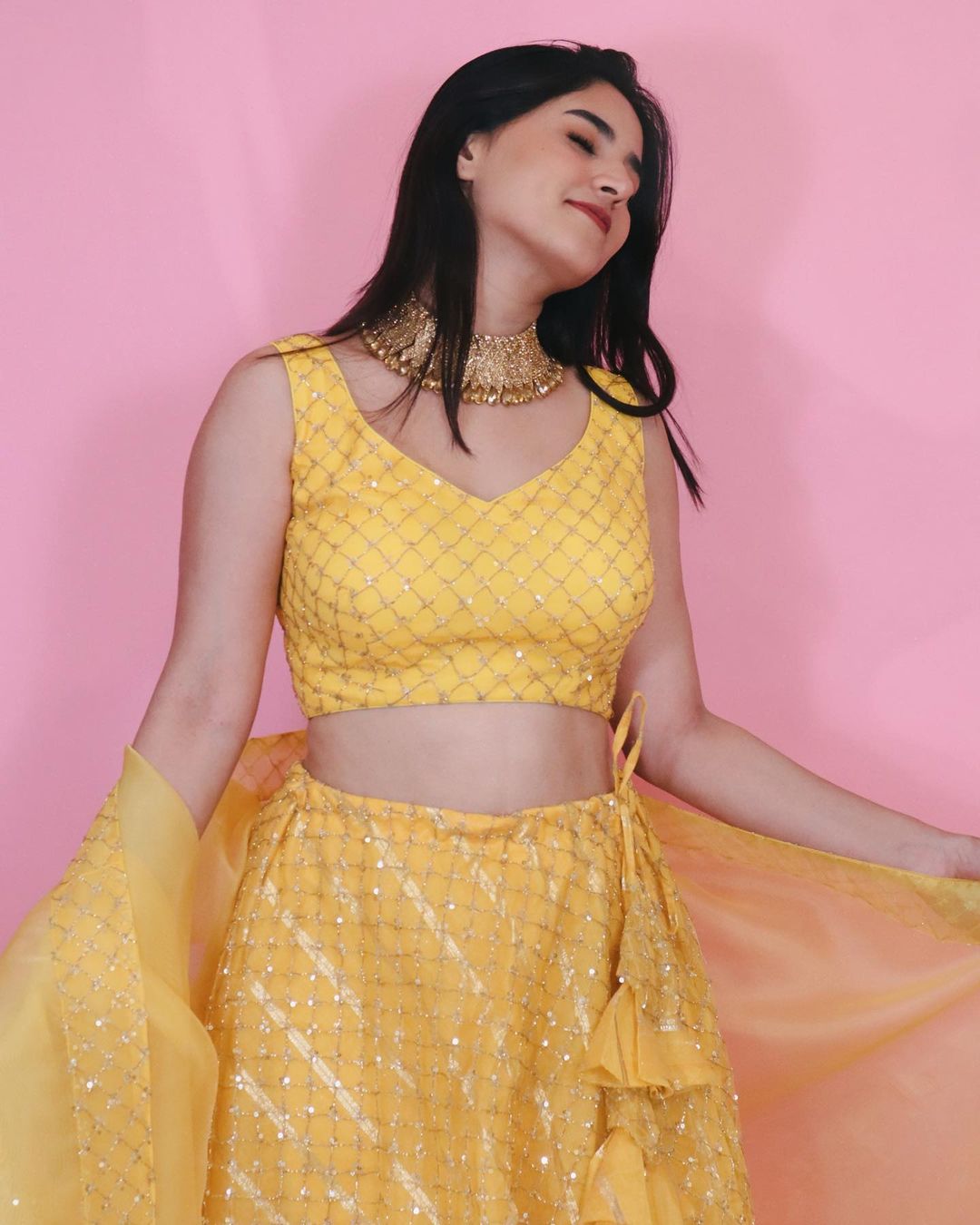 Sunflower lehenga