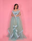 Powder Blue lehenga