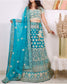 Teal Lehenga