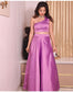 Purple Ribbon Lehenga