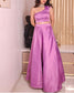 Purple Ribbon Lehenga