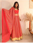 Red Gota Pati Work Lehenga