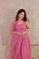 Pink tissue dress set