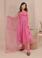 Pink tissue dress set