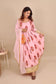 New Blush Pink Anarkali Set