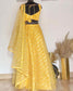 Yellow Three Layer Lehenga